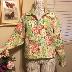 Coldwater Creek Floral Blazer